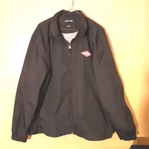 Sport-Tek Black Windbreaker with Red Logo Orkin Size Xl